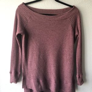 Off the shoulder sweater
